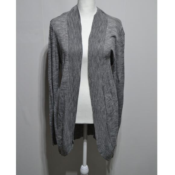 Merona Woman's Gray Open Front Cardigan Size Large - Picture 1 of 11